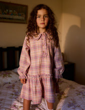 Load image into Gallery viewer, Diana Collared Check Dress