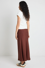 Load image into Gallery viewer, Summit Tie Waist Maxi Skirt - Choc