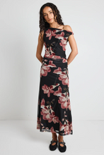 Load image into Gallery viewer, Method Mesh Midi Dress - Blush Floral