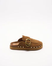 Load image into Gallery viewer, Pascal Leather Mule - Tan Suede