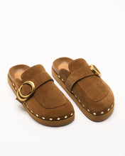Load image into Gallery viewer, Pascal Leather Mule - Tan Suede