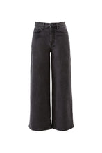 Load image into Gallery viewer, Evie Wide Leg Jean - Washed Black