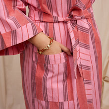 Load image into Gallery viewer, Brigitte Cotton Bath Robe - Scarlet