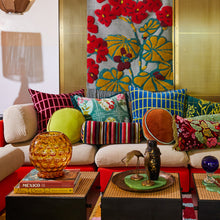 Load image into Gallery viewer, Castilo Round Velvet Cushion - Copper