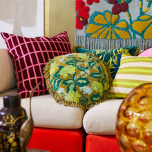 Load image into Gallery viewer, Margot Velvet Cushion - Olive