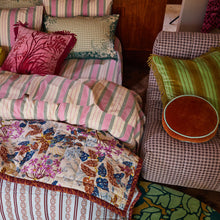 Load image into Gallery viewer, Castilo Round Velvet Cushion - Copper