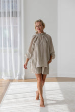 Load image into Gallery viewer, Lulu Reversible Linen Top - Natural