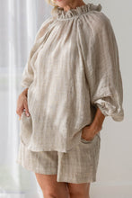 Load image into Gallery viewer, Lulu Reversible Linen Top - Natural