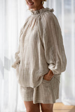 Load image into Gallery viewer, Lulu Reversible Linen Top - Natural