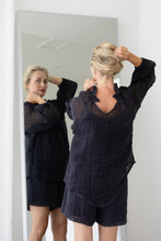 Load image into Gallery viewer, Lulu Reversible Linen Top - Midnight
