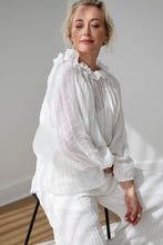 Load image into Gallery viewer, Lulu Reversible Linen Top - Off White