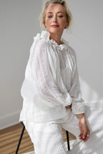 Load image into Gallery viewer, Lulu Reversible Linen Top - Off White