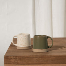 Load image into Gallery viewer, Andres Angled Dipped Mug - Olive