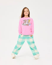 Load image into Gallery viewer, Green Gingham Barrel Pants