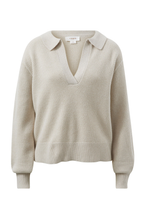Load image into Gallery viewer, Collared Soft Knit - Oatmeal Marle