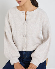 Load image into Gallery viewer, Authentic Chunky Knit Crewneck Cardigan - Oat Marle