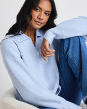 Load image into Gallery viewer, Truth Collar Chunky Knit Jumper - Ice Blue