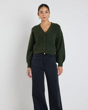 Load image into Gallery viewer, Wholesome Chunky Knit Cardigan - Dark Khaki