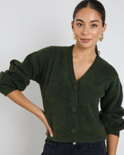 Load image into Gallery viewer, Wholesome Chunky Knit Cardigan - Dark Khaki