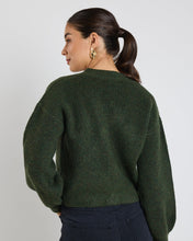 Load image into Gallery viewer, Wholesome Chunky Knit Cardigan - Dark Khaki