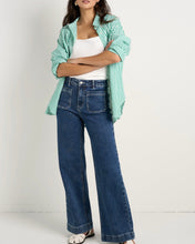 Load image into Gallery viewer, Zoey High Rise Wide Leg Pocket Jean - Mineral Blue