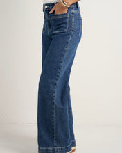 Load image into Gallery viewer, Zoey High Rise Wide Leg Pocket Jean - Mineral Blue