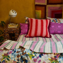 Load image into Gallery viewer, Brigitte Velvet Cushion - Cosmo Pink