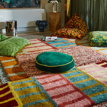 Load image into Gallery viewer, Etienne Velvet Floor Cushion - Forest