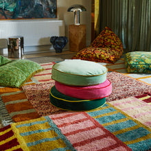 Load image into Gallery viewer, Etienne Velvet Floor Cushion - Forest