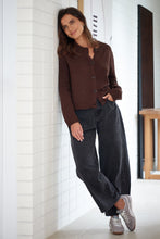 Load image into Gallery viewer, Nelly Knit Cardigan - Chocolate