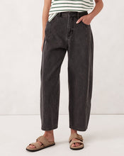 Load image into Gallery viewer, Darted Tapered Barrel Jean - Faded Black
