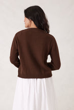 Load image into Gallery viewer, Nelly Knit Cardigan - Chocolate