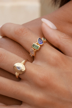 Load image into Gallery viewer, Nova Cluster Gold Ring