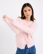 Load image into Gallery viewer, Highlight Crewneck Cardigan - Blush