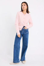 Load image into Gallery viewer, Highlight Crewneck Cardigan - Blush