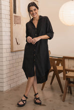 Load image into Gallery viewer, Fundamental Linen Shirt Dress
