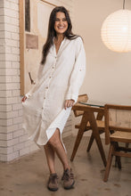 Load image into Gallery viewer, Fundamental Linen Shirt Dress