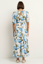 Load image into Gallery viewer, Amora Midi Dress - Blue Vintage Floral