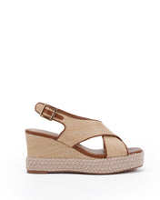 Load image into Gallery viewer, Zerina Tan Espadrille Wedge