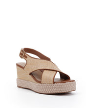 Load image into Gallery viewer, Zerina Tan Espadrille Wedge