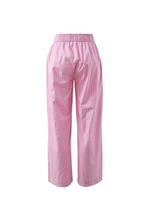 Load image into Gallery viewer, The Lounge Pant - Hibiscus Pink Stripe