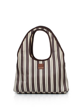 Load image into Gallery viewer, Soleil Bag - Home Chocolate Stripe