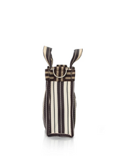 Load image into Gallery viewer, Jour Bag - Home Chocolate Stripe
