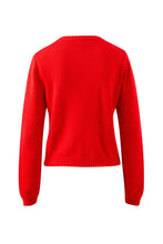 Load image into Gallery viewer, Nelly Long Sleeve Knit Cardigan - Firey Red