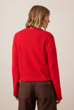 Load image into Gallery viewer, Nelly Long Sleeve Knit Cardigan - Firey Red