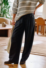 Load image into Gallery viewer, Gemma Pleated Pant - Washed Black