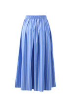 Load image into Gallery viewer, Florence Maxi Skirt - Oxford Blue Stripe