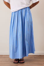 Load image into Gallery viewer, Florence Maxi Skirt - Oxford Blue Stripe