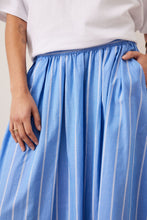 Load image into Gallery viewer, Florence Maxi Skirt - Oxford Blue Stripe