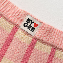 Load image into Gallery viewer, Cotton Check Knit Pant - Peony